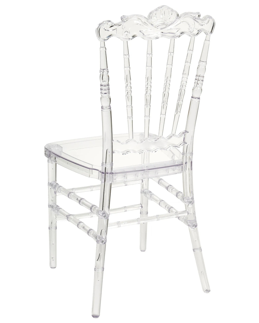 Set of 2 Dining Chairs MENDON Transparent