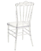 Set of 2 Dining Chairs MENDON Transparent