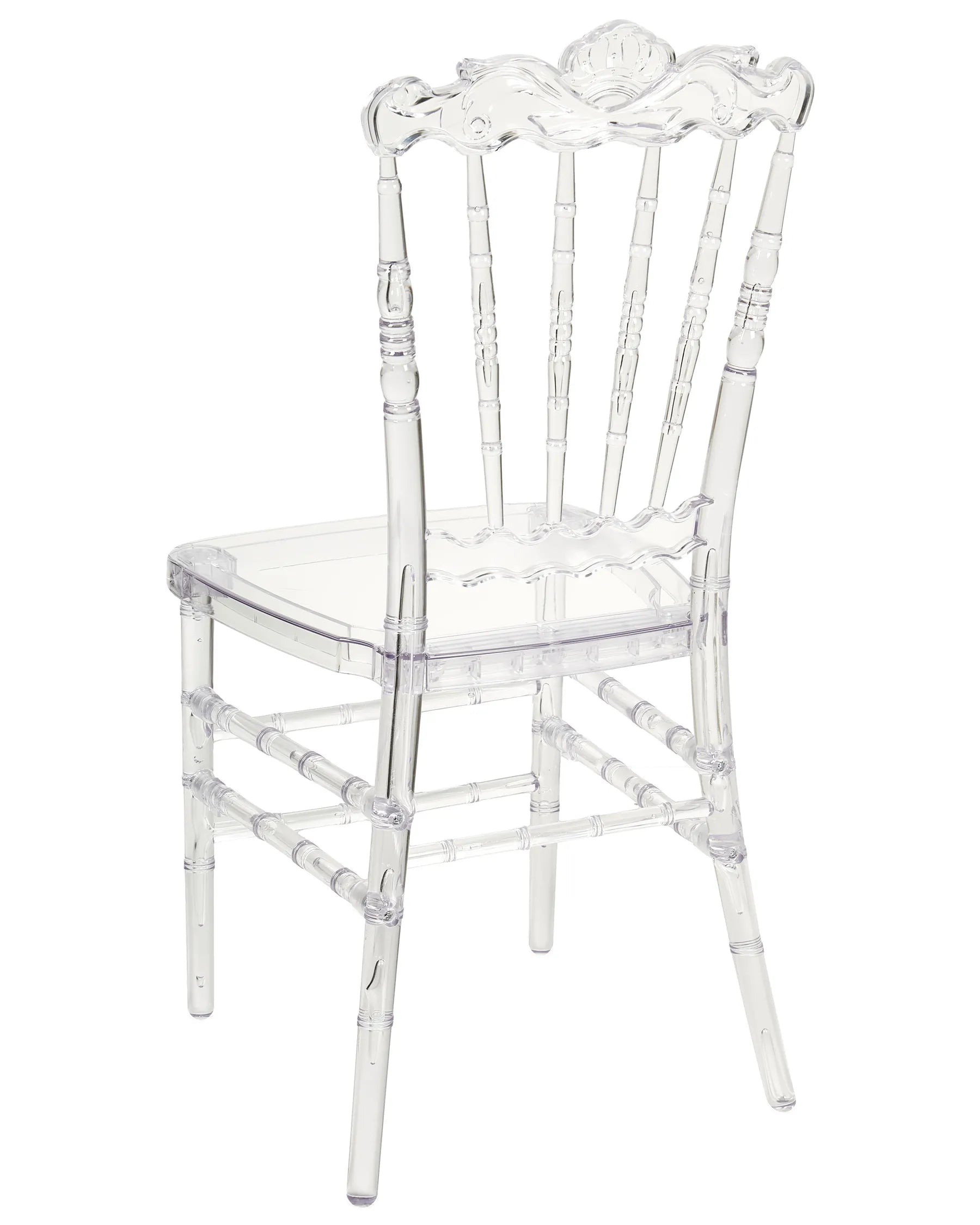 Set of 2 Dining Chairs MENDON Transparent