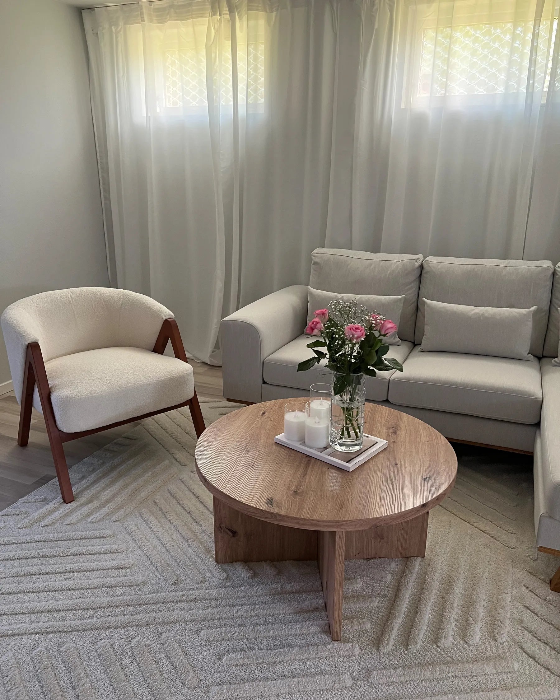 Coffee Table STANTON Light Brown