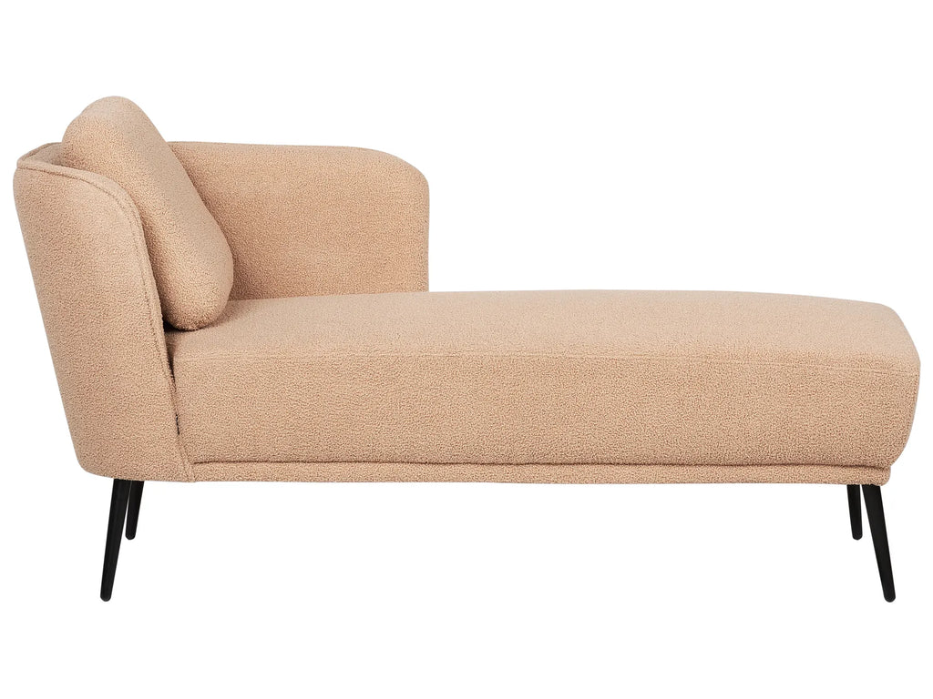 Left-Hand Chaise Lounge ARTHEZE Boucle Beige