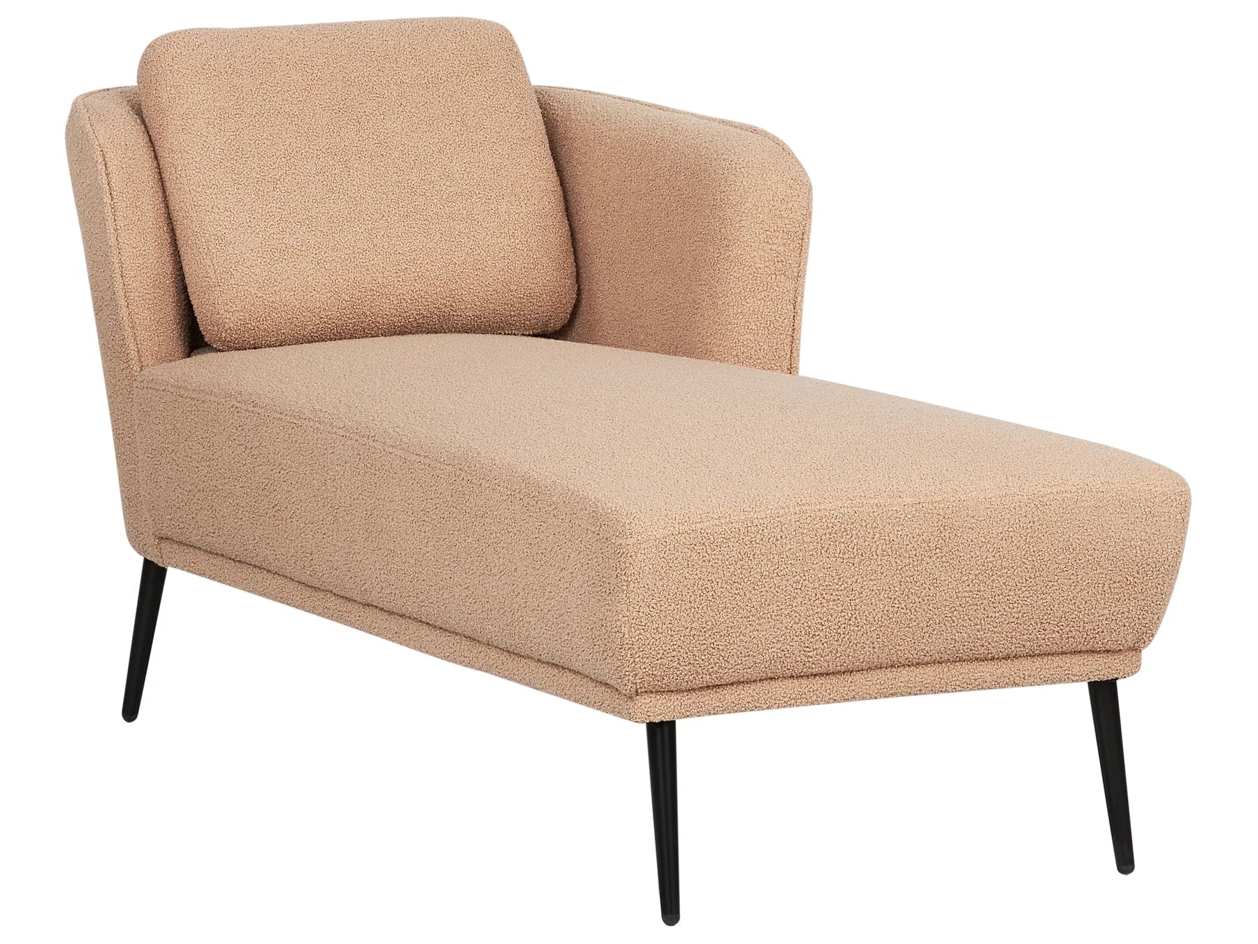 Left-Hand Chaise Lounge ARTHEZE Boucle Beige