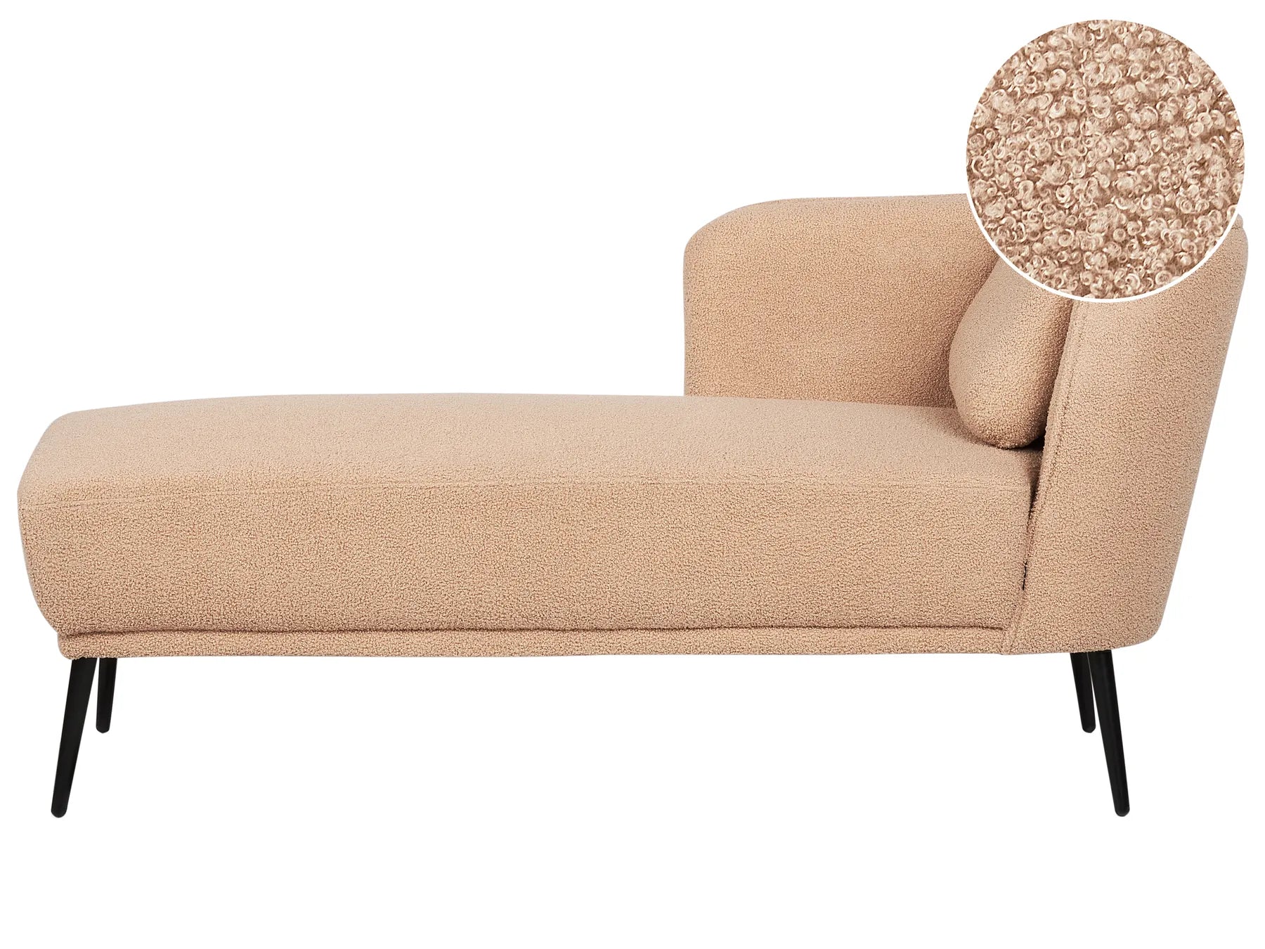 Right-Hand Chaise Lounge ARTHEZE Boucle Beige