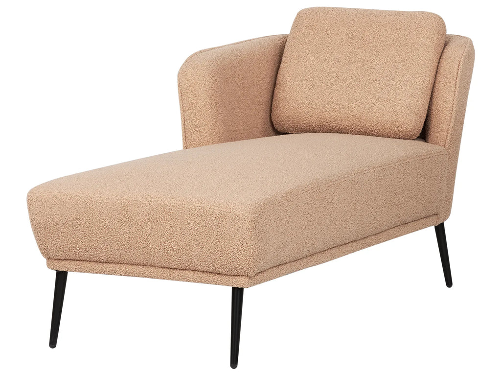 Right-Hand Chaise Lounge ARTHEZE Boucle Beige