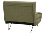 Living Room Set 3 Seater VESTFOLD Fabric Olive Green