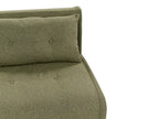Living Room Set 3 Seater VESTFOLD Fabric Olive Green