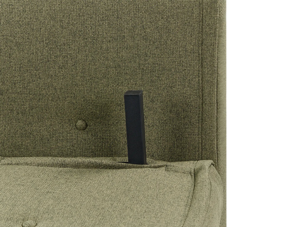 Living Room Set 3 Seater VESTFOLD Fabric Olive Green