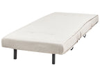 Single Sofa Bed VESTFOLD Fabric Light Beige
