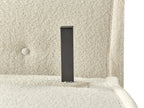 Single Sofa Bed VESTFOLD Boucle Off-White