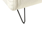Single Sofa Bed VESTFOLD Boucle Off-White