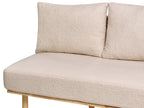 Sofa 2 Seater SALO Boucle Beige with Tables