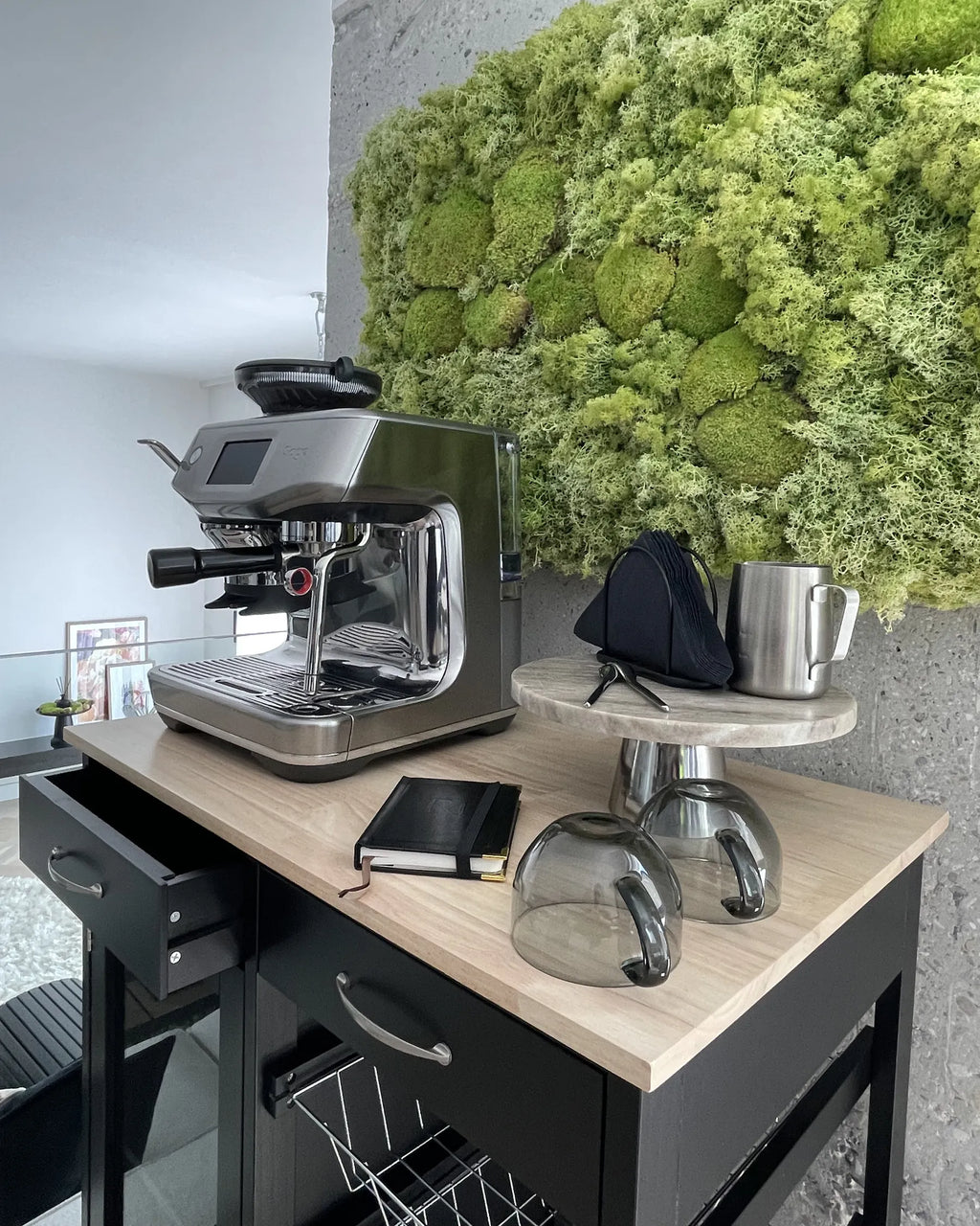 Kitchen Trolley BOVES Black