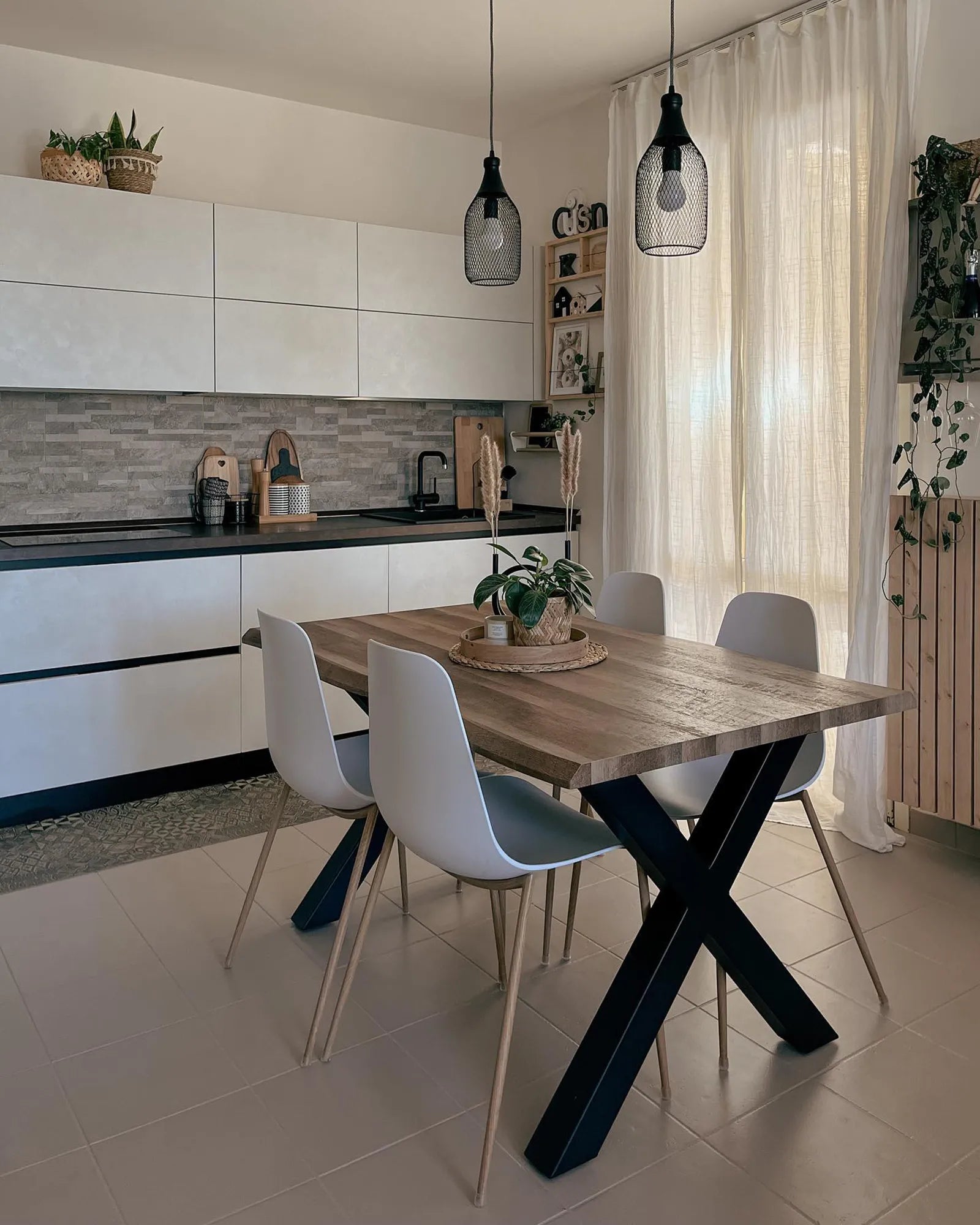 Extending Dining Table BRONSON Dark Brown 140/180 cm 90 cm