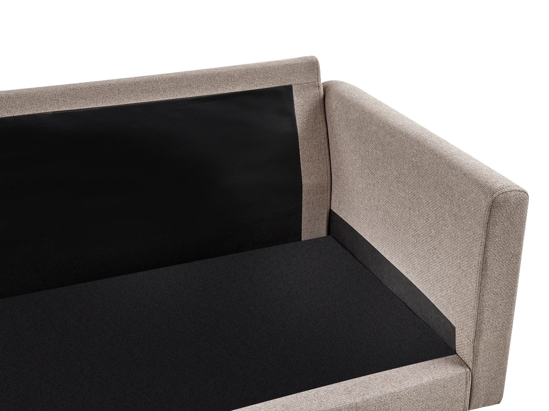 Sofa 3 Seater MALA Fabric Light Brown