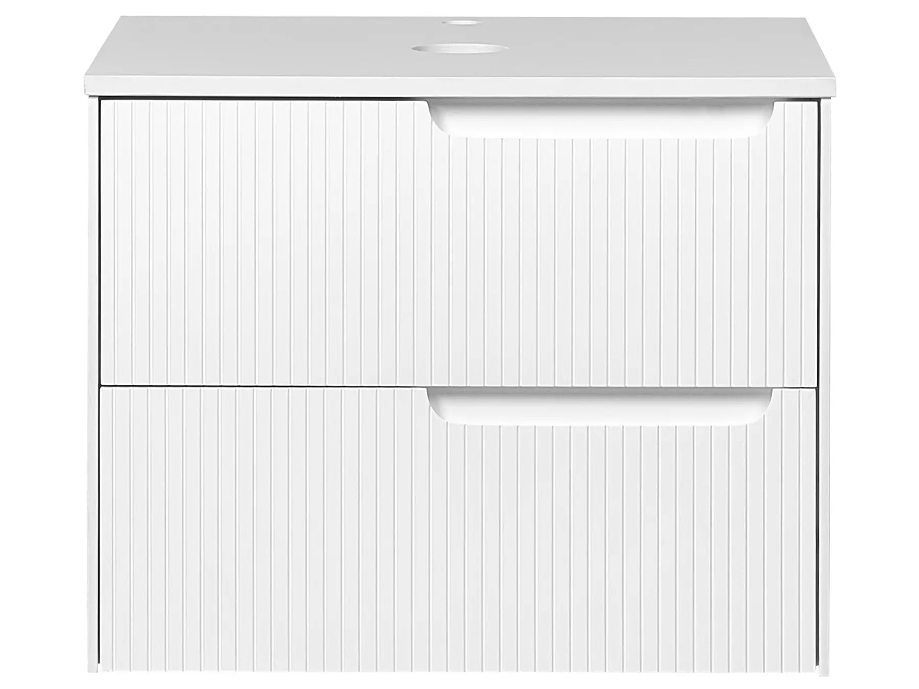 Wall Mounted Vanity Unit QUINTELA 60 cm White