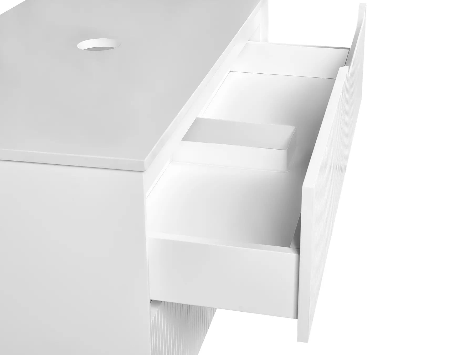 Wall Mounted Vanity Unit QUINTELA 60 cm White