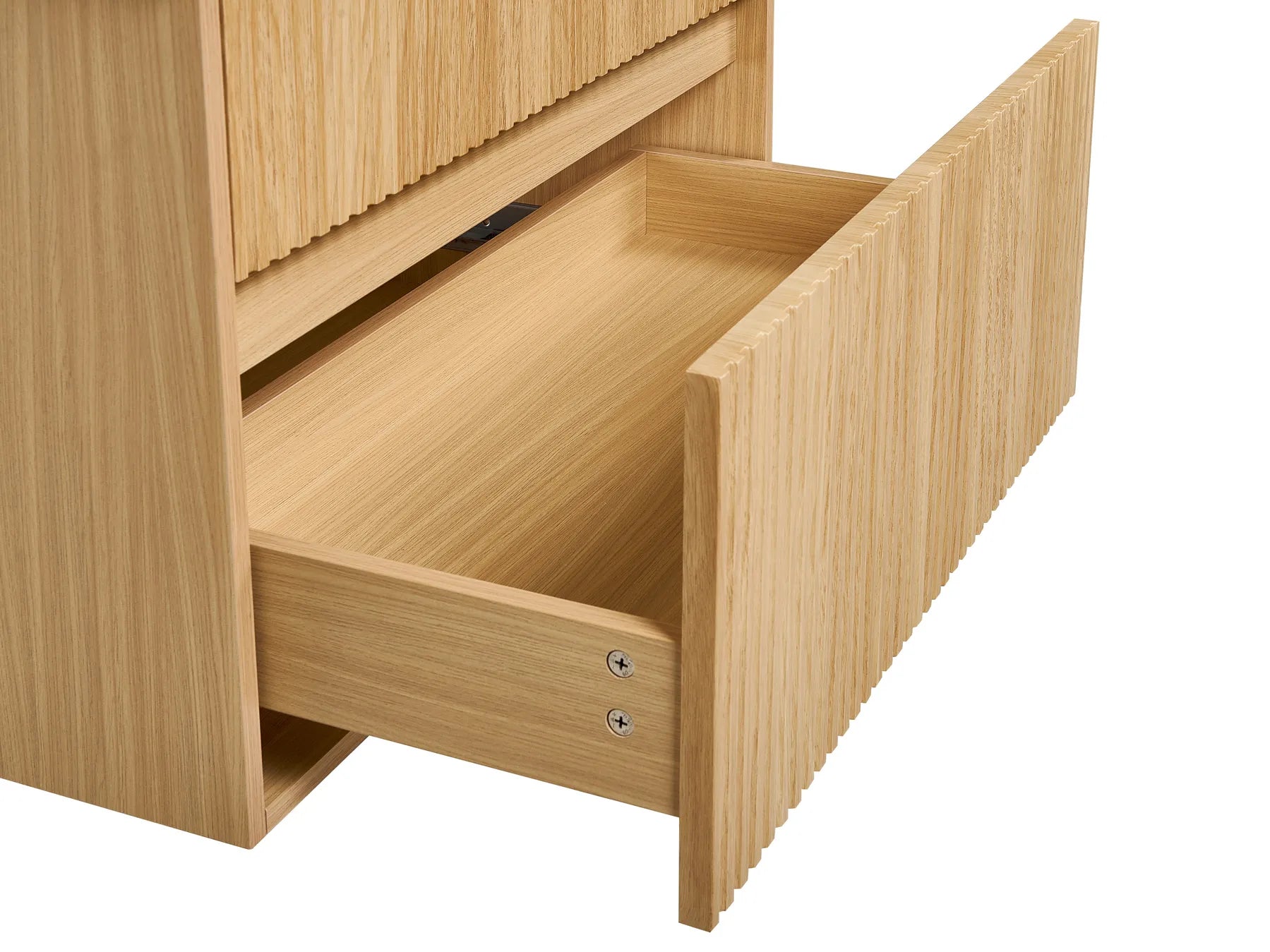 Wall Mounted Vanity Unit BEXTI 60 cm Light Brown