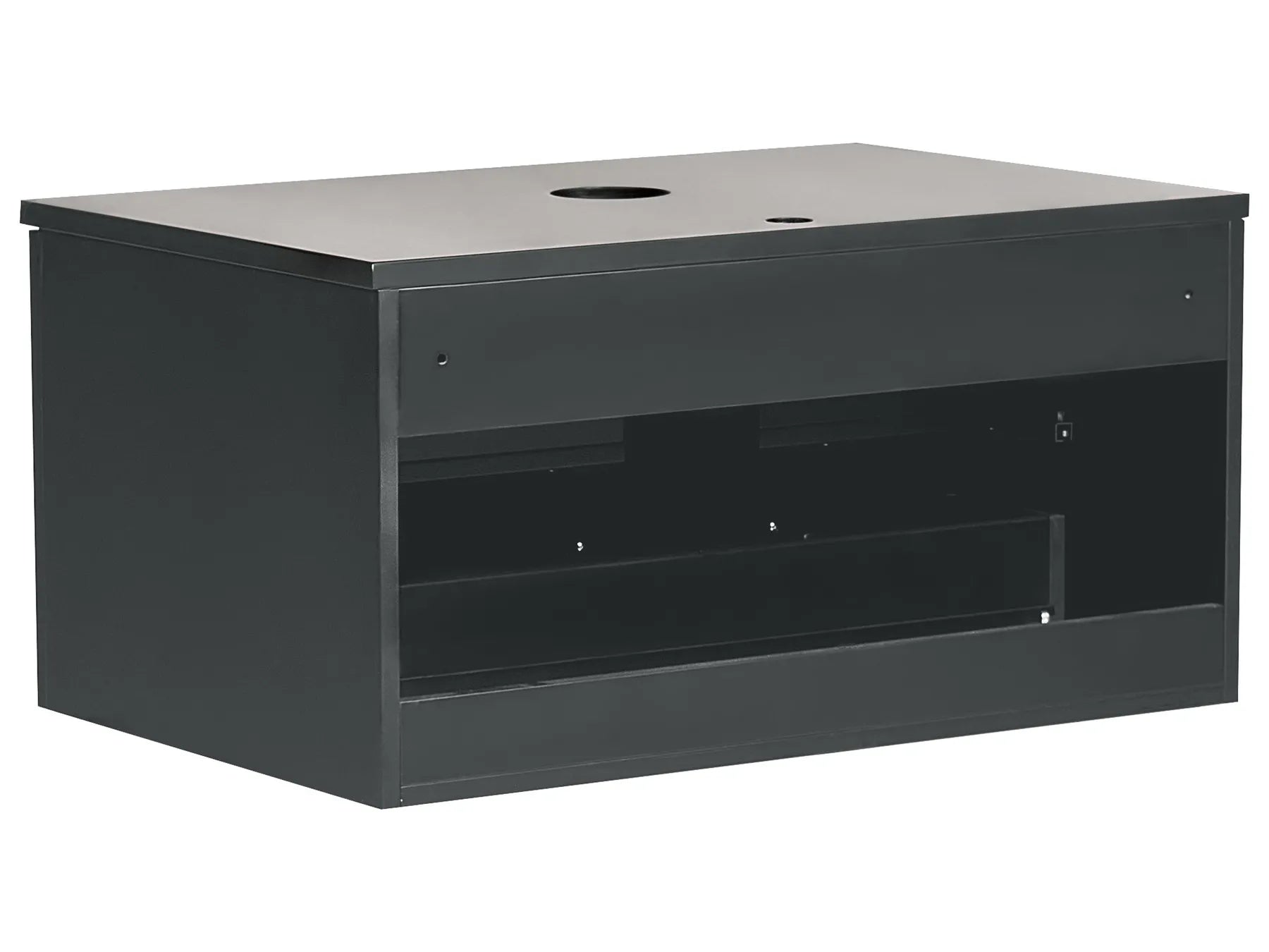 Wall Mounted Vanity Unit ALZIRA 80 cm Black