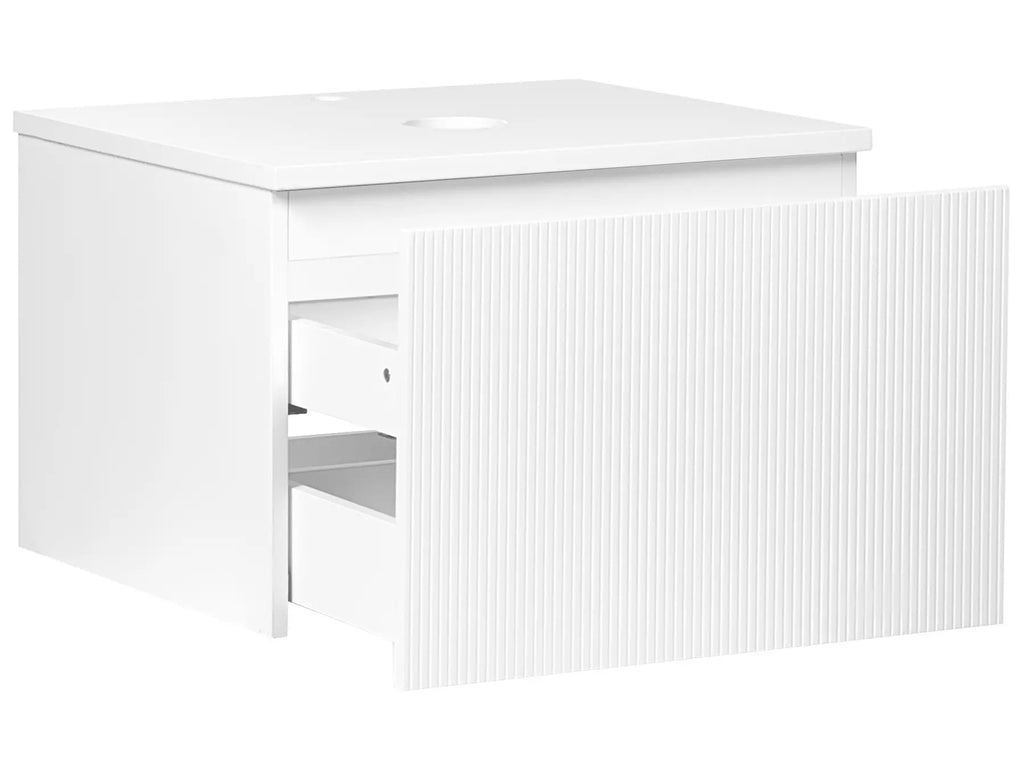 Wall Mounted Vanity Unit ALZIRA 60 cm White