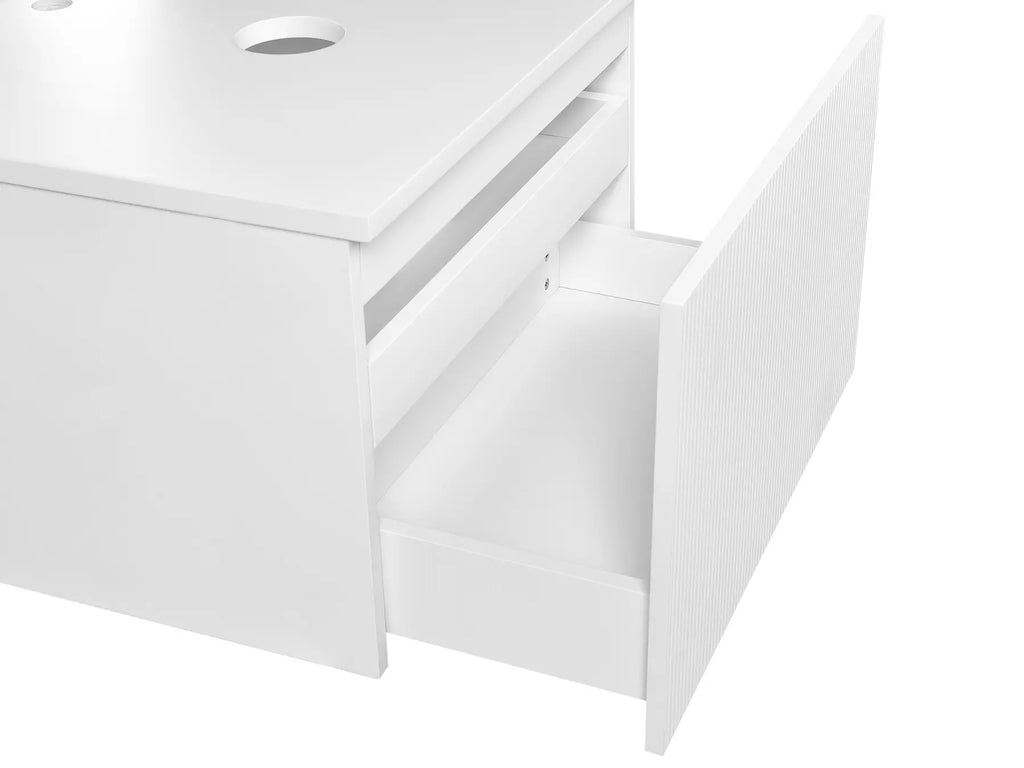 Wall Mounted Vanity Unit ALZIRA 60 cm White