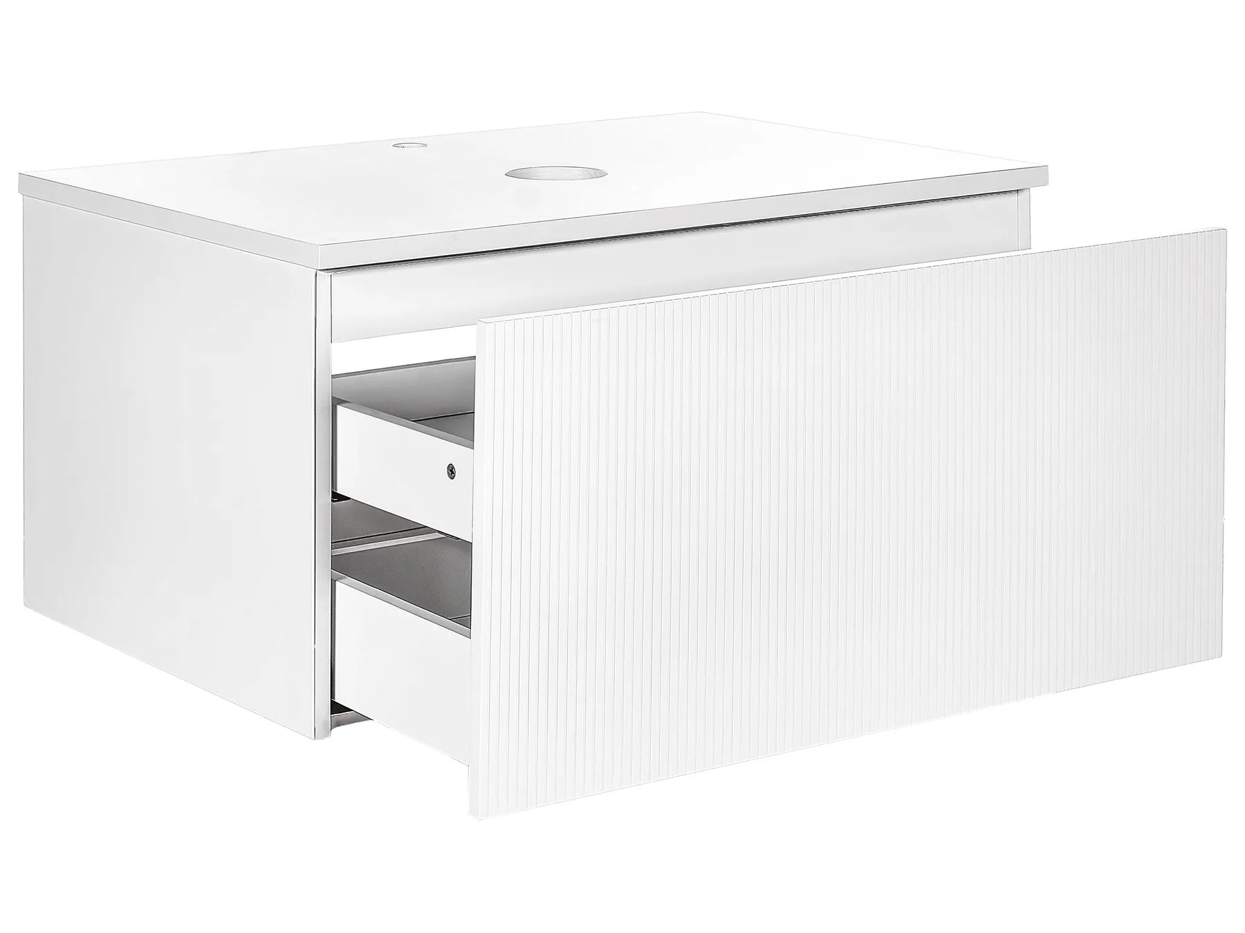 Wall Mounted Vanity Unit ALZIRA 80 cm White