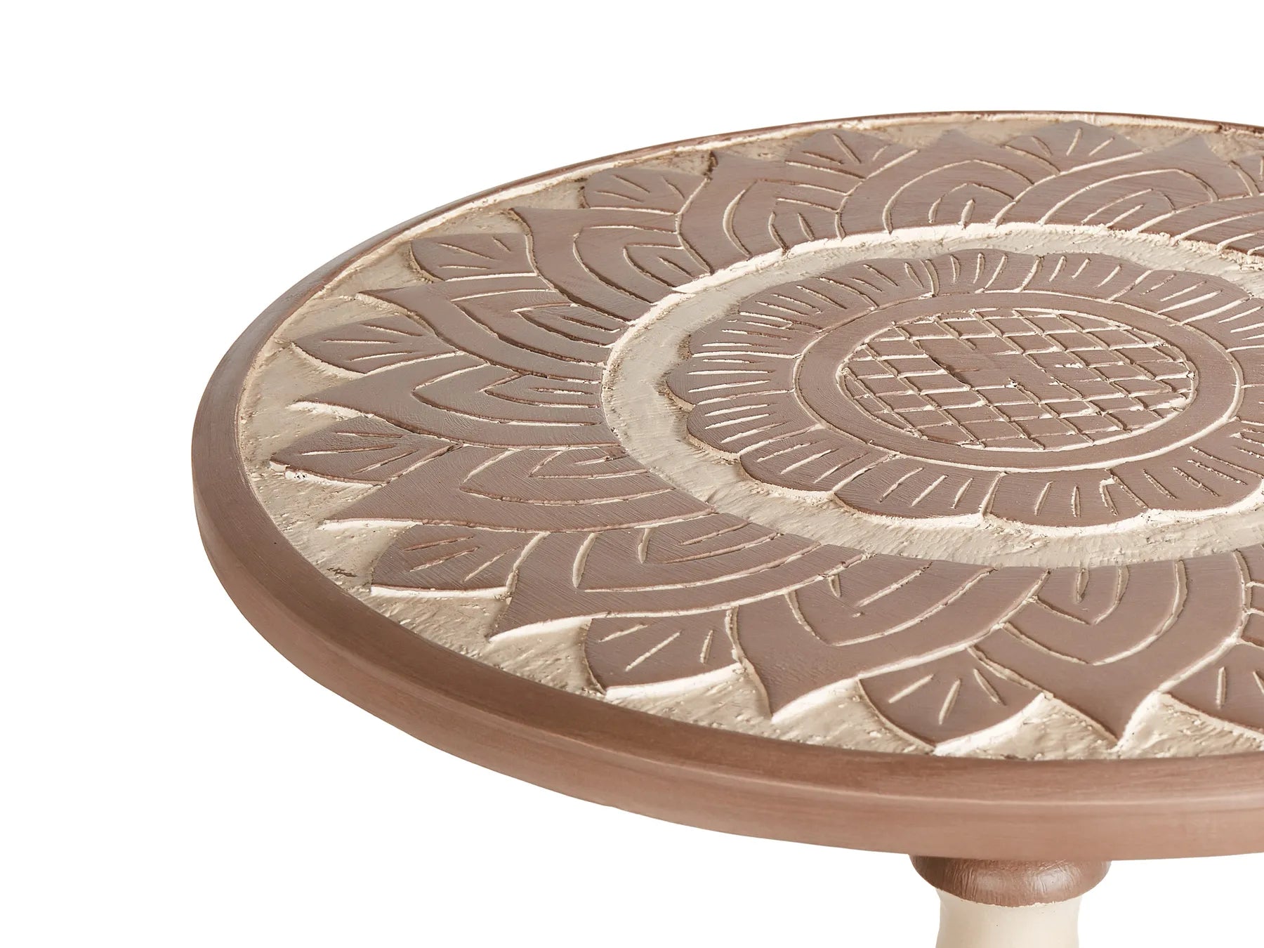 Side Table EULO Mango Wood Brown