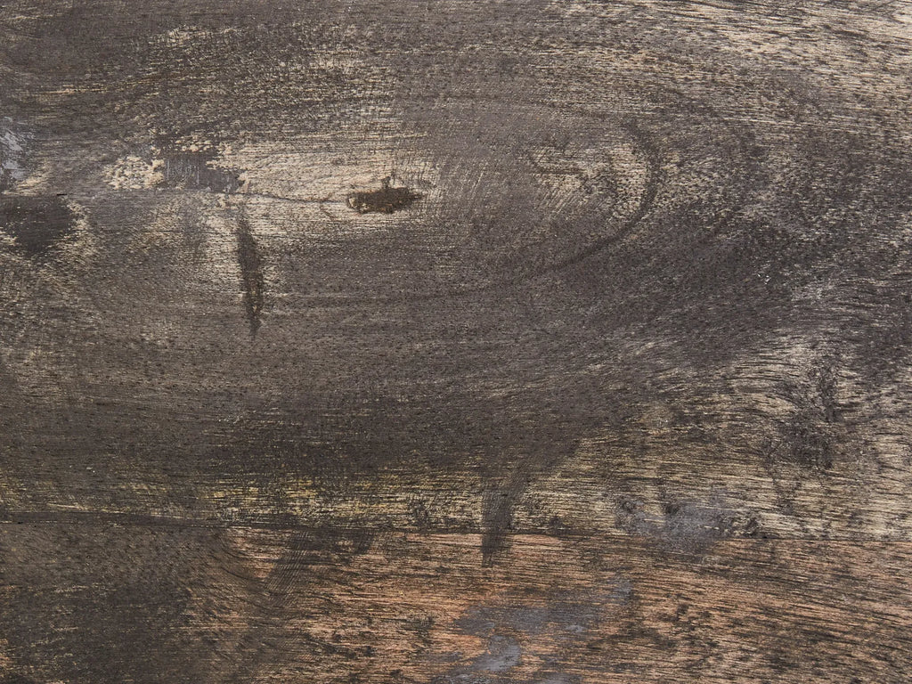 Set of 2 Side Tables MARNOO Mango Wood Dark Brown