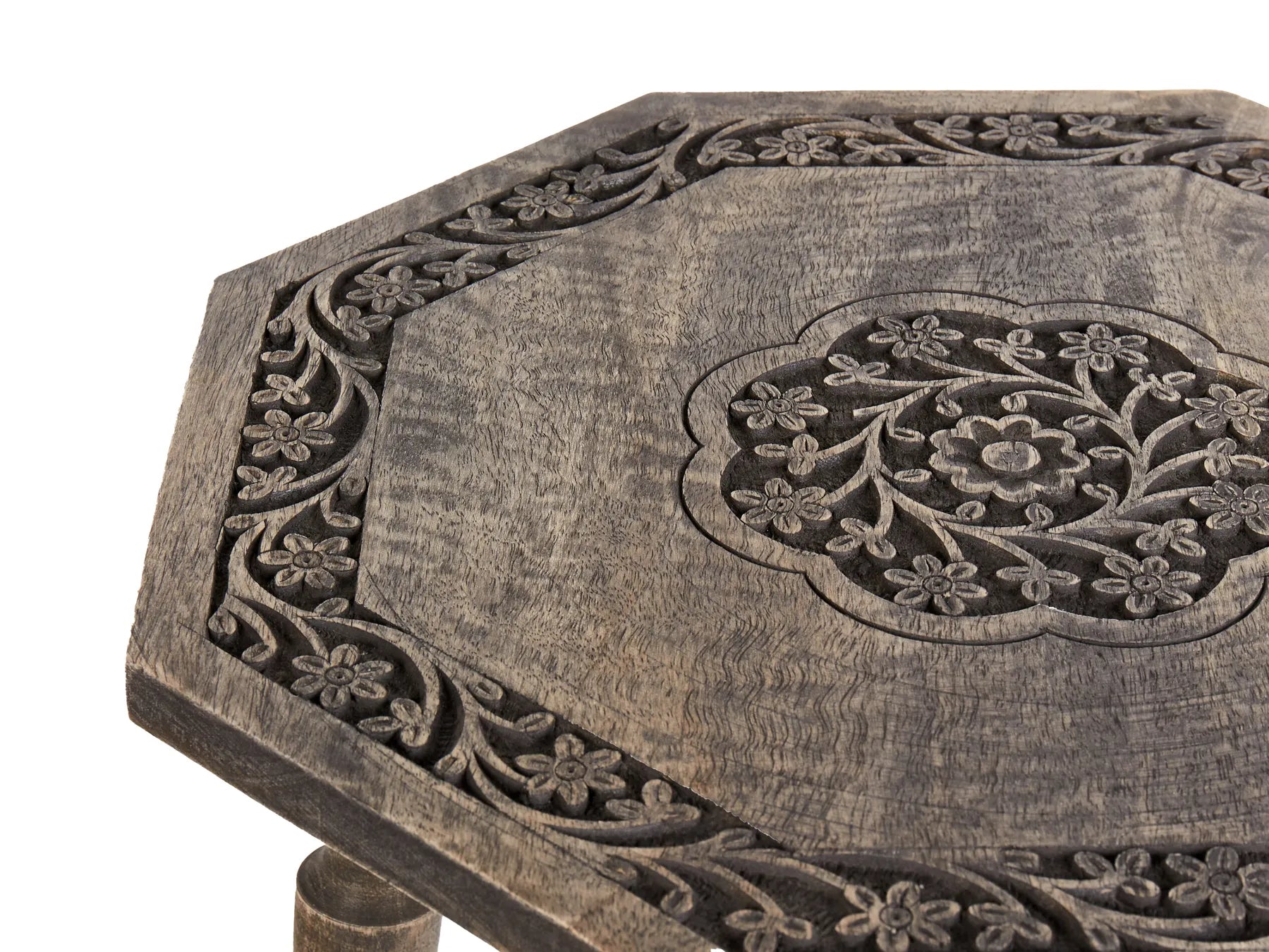 Side Table WANDILO Mango Wood Brown