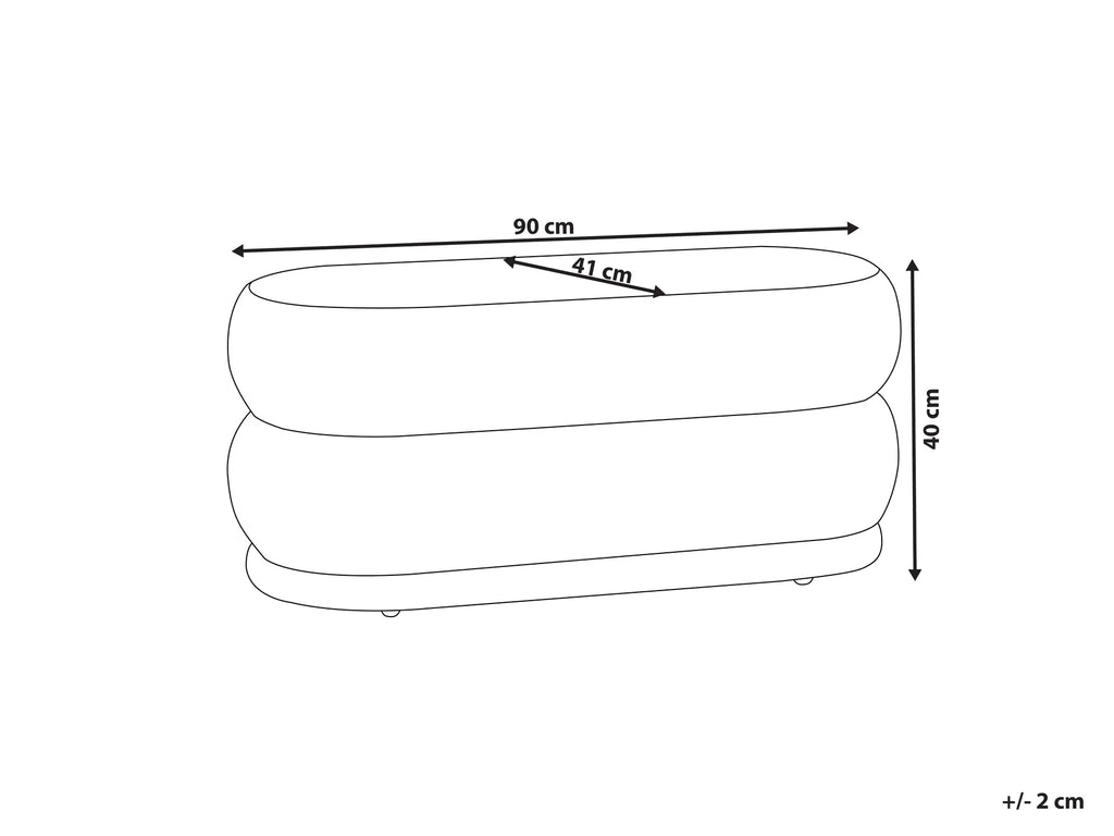 Bench ELLENDALE Velvet Orange