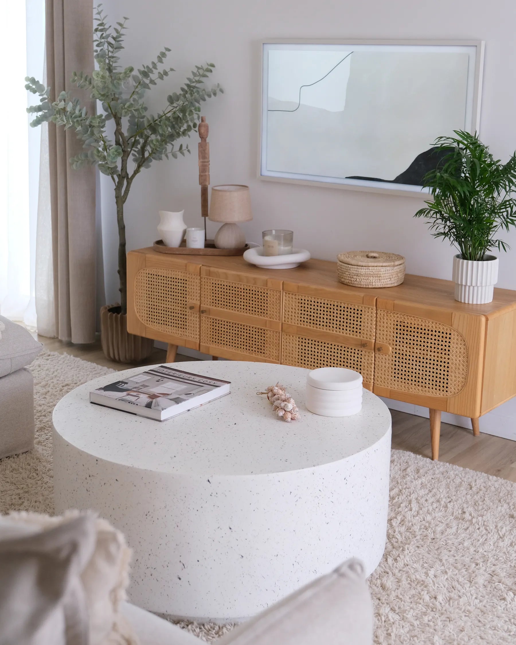 Coffee Table TREZZO White Terrazzo