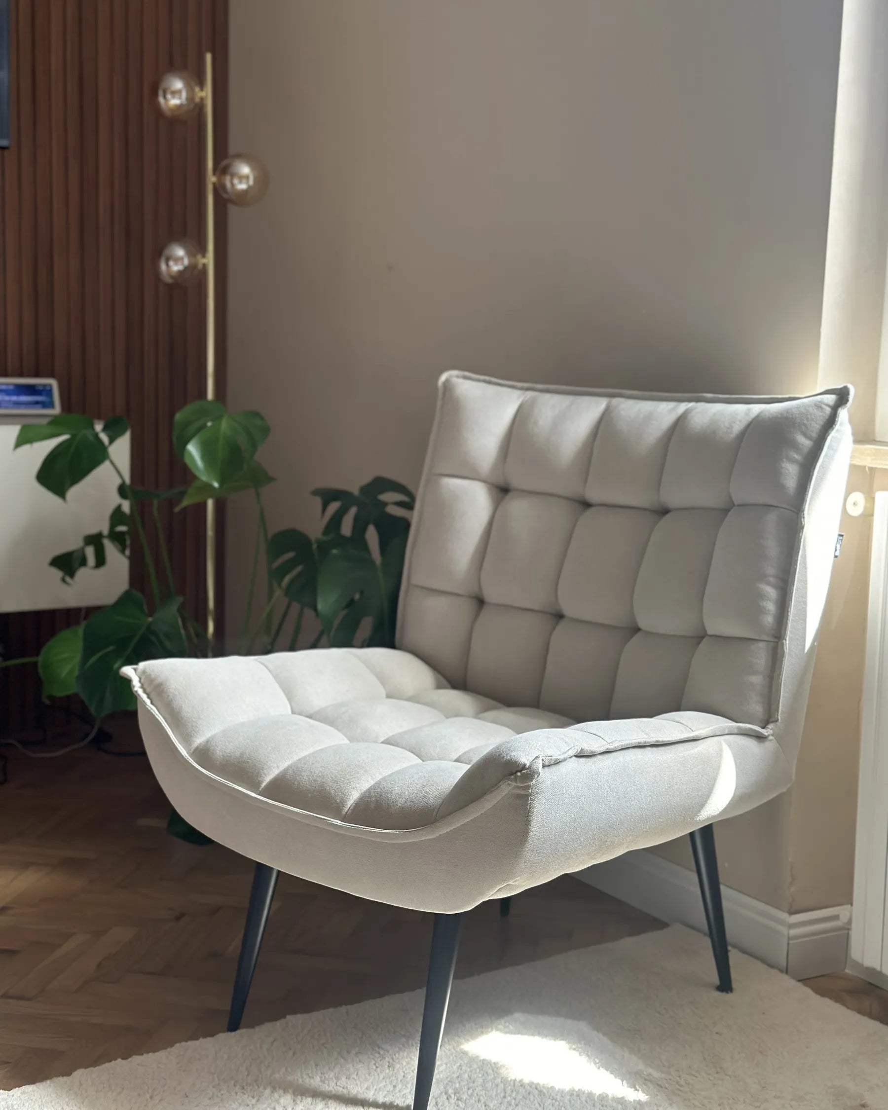 Armchair ALVESTA Fabric Light Beige