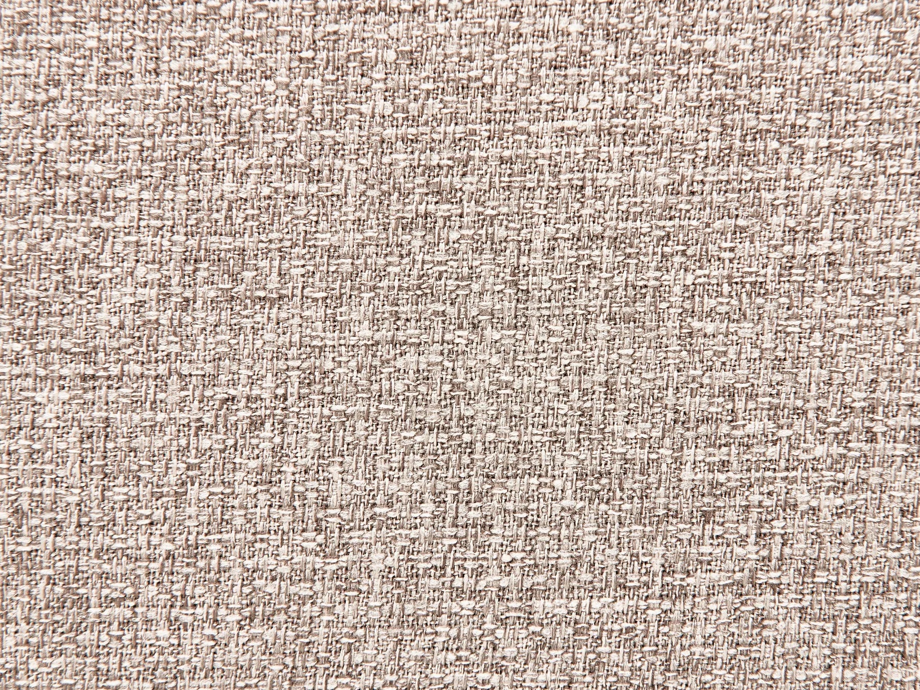 Left-Hand Chaise Lounge MERI Faux Linen Light Brown with Storage