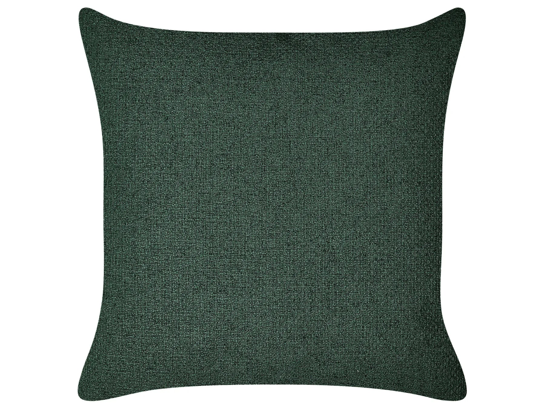Left-Hand Chaise Lounge MERI Faux Linen Green with Storage