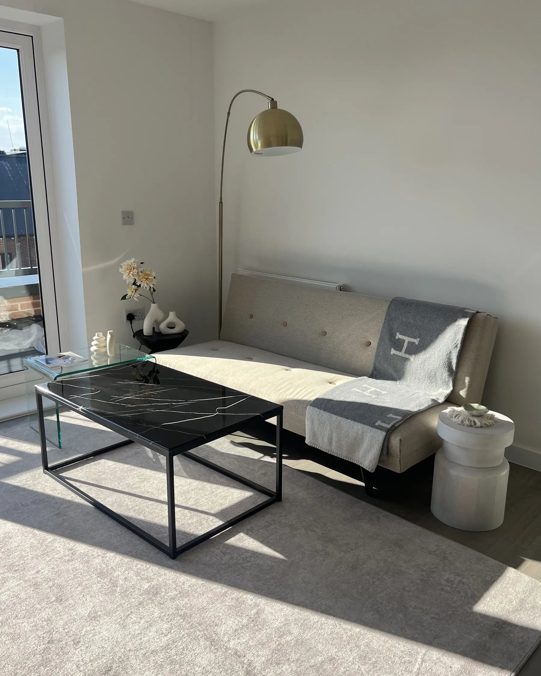 Coffee Table DELANO Black Marble