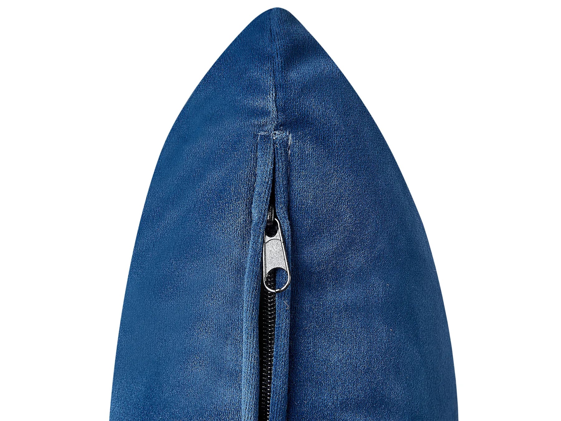 Right-Hand Chaise Lounge CHAUMONT Velvet Navy Blue