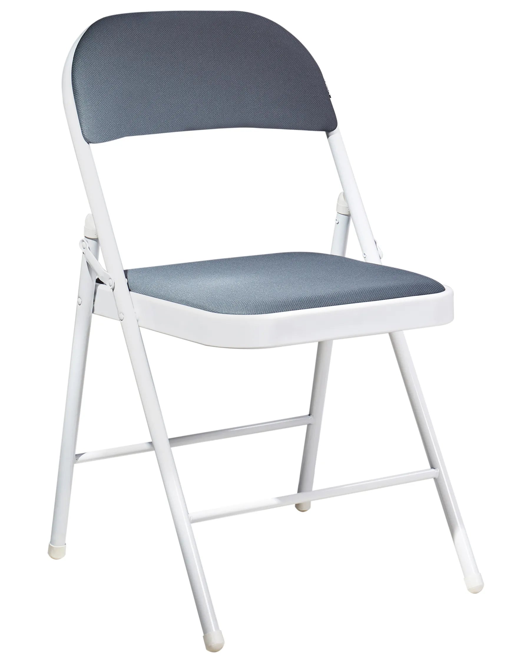 Set of 4 Folding Chairs SPARKS Dark Grey