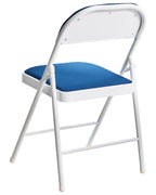 Set of 4 Folding Chairs SPARKS Blue