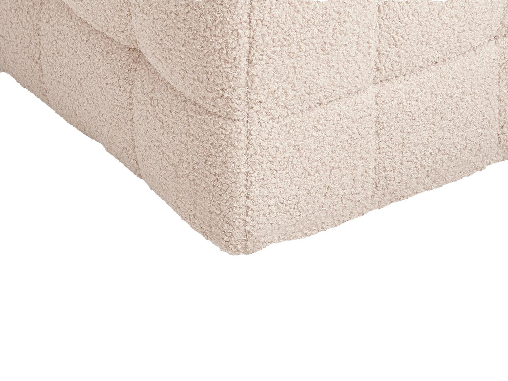 Storage Ottoman MICHIGAN Boucle Beige