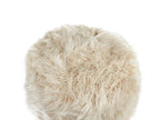 Pouffe TUKKI Faux Fur Light Beige