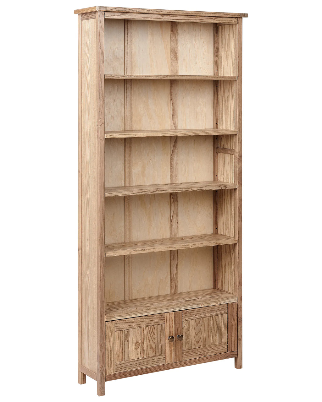 Bookcase SALTON Sassafras Wood 179 cm Brown
