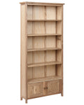 Bookcase SALTON Sassafras Wood 179 cm Brown