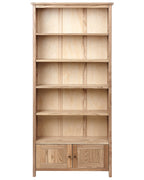 Bookcase SALTON Sassafras Wood 179 cm Brown