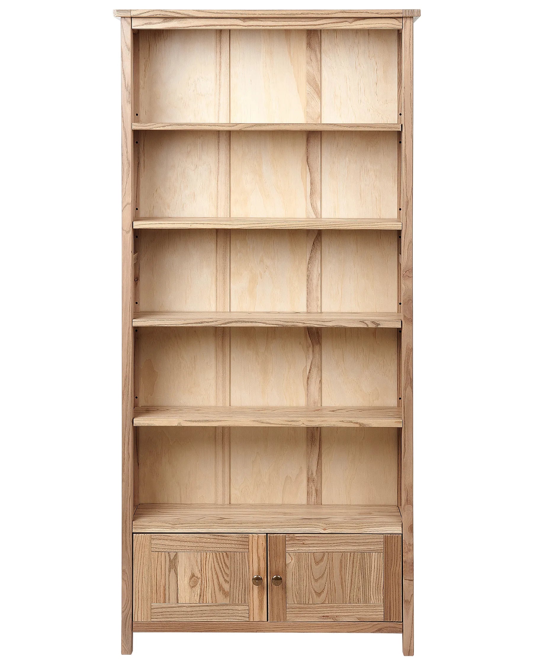 Bookcase SALTON Sassafras Wood 179 cm Brown