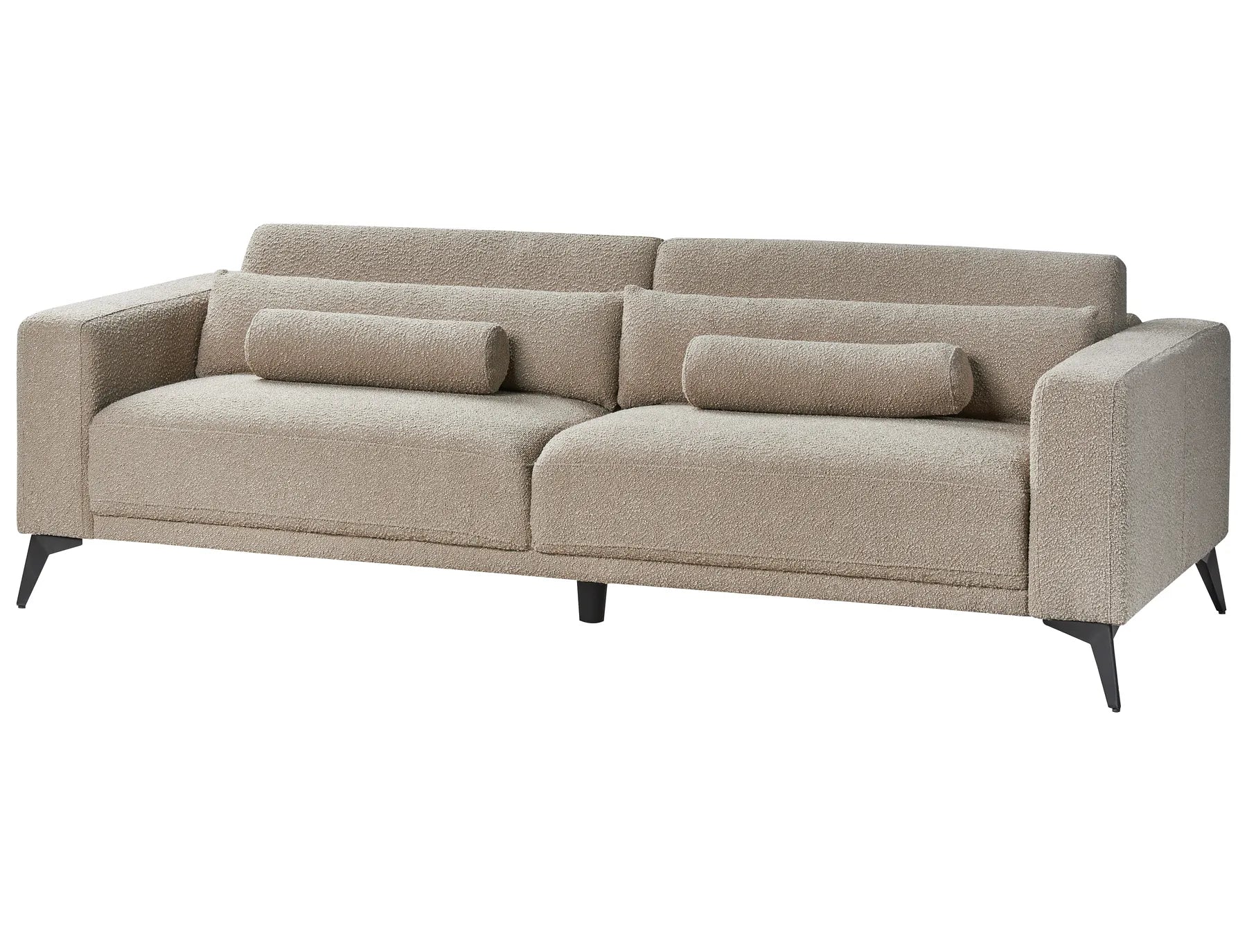 Sofa 3 Seater ANGE Boucle Taupe