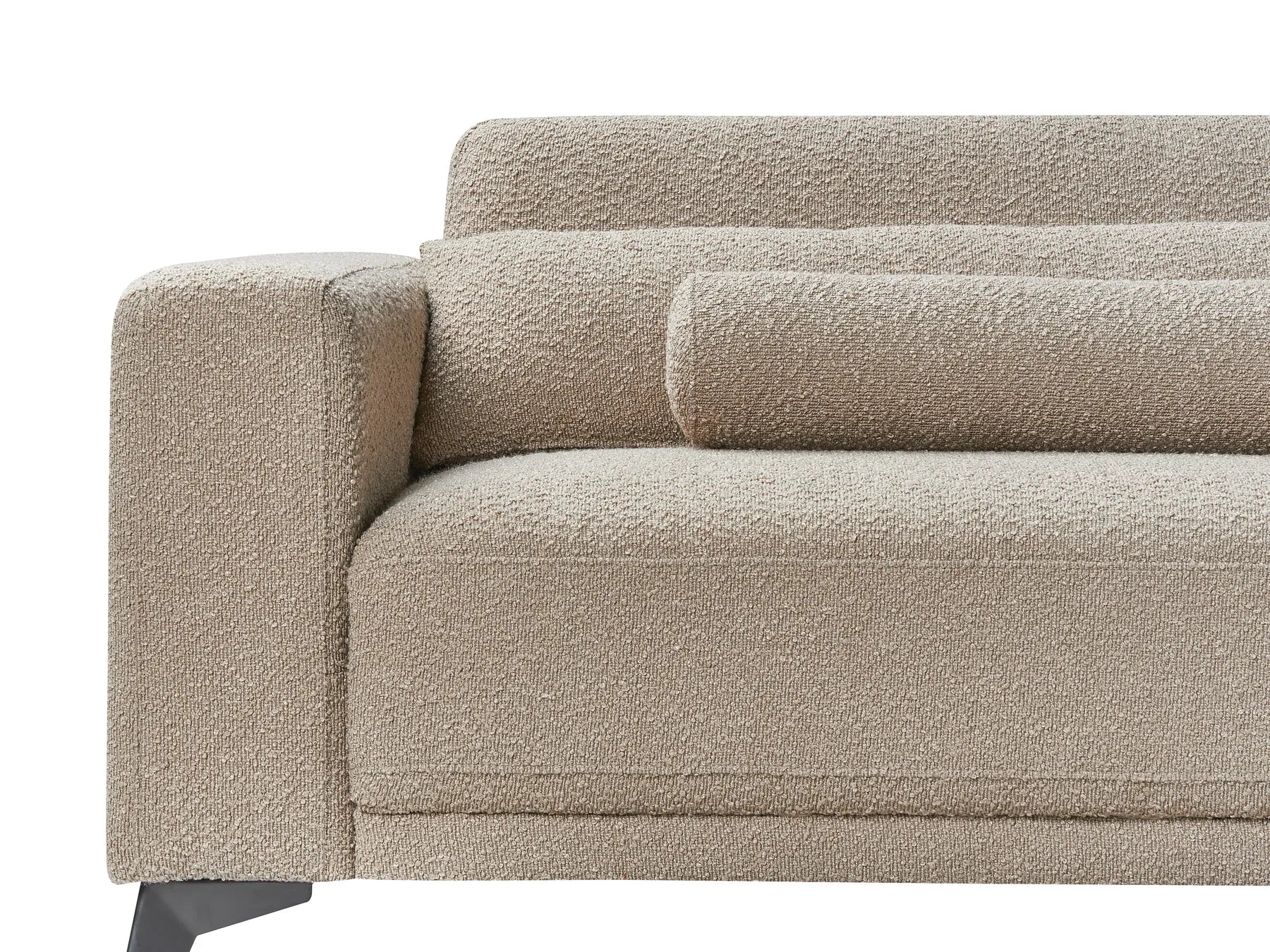 Sofa 3 Seater ANGE Boucle Taupe
