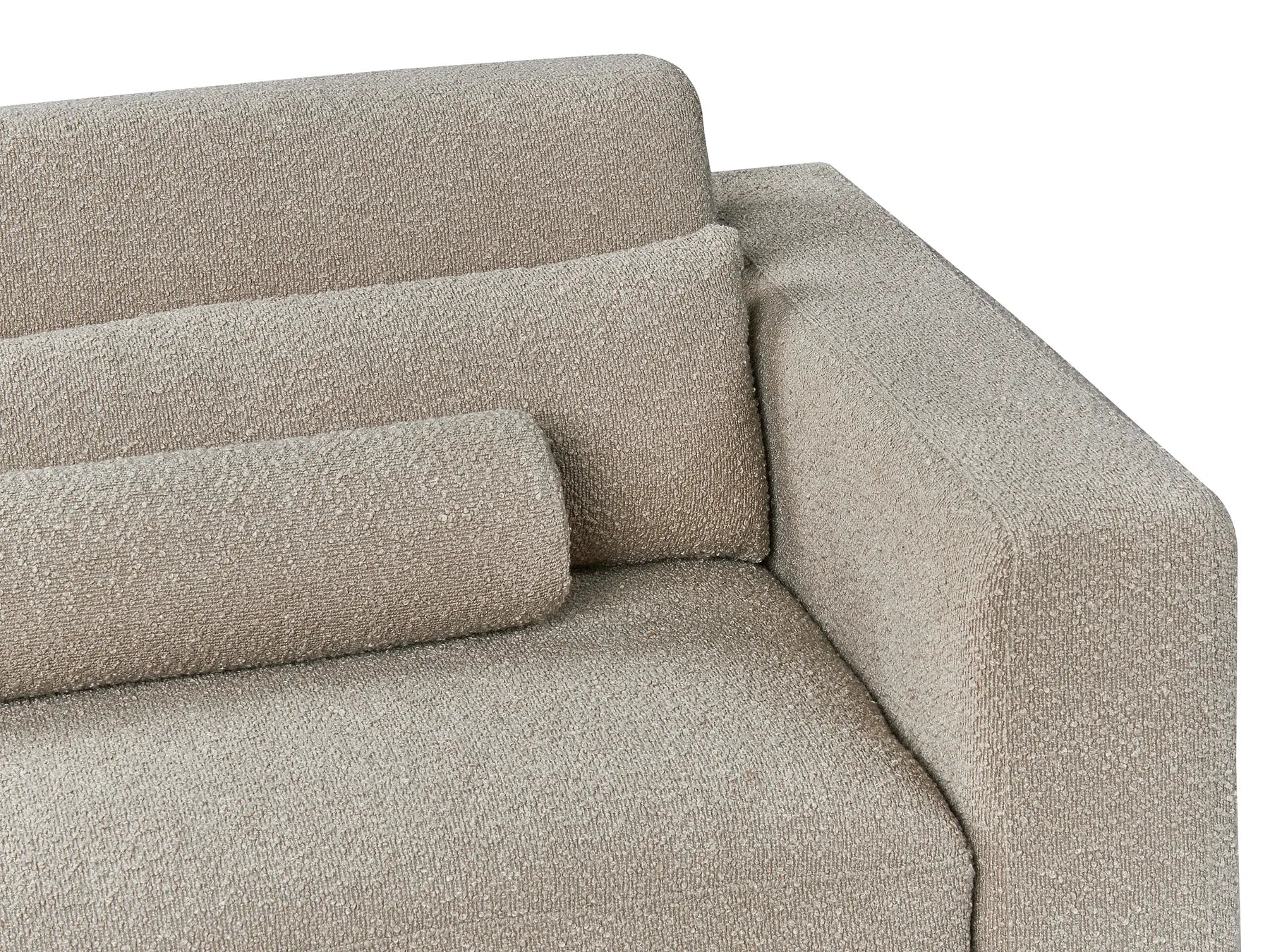 Sofa 3 Seater ANGE Boucle Taupe