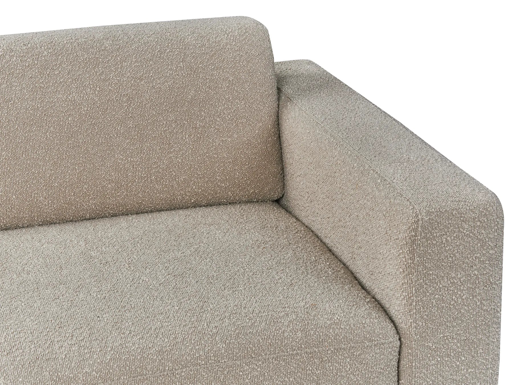 Sofa 3 Seater ANGE Boucle Taupe