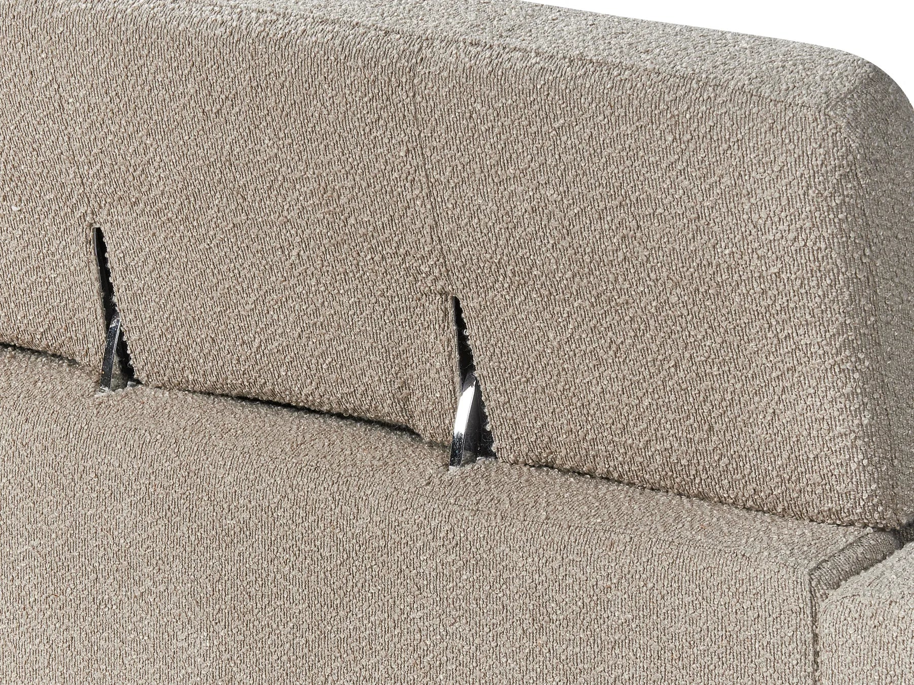 Sofa 3 Seater ANGE Boucle Taupe