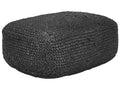 Pouffe ISARDA Jute Black