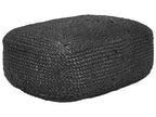 Pouffe ISARDA Jute Black
